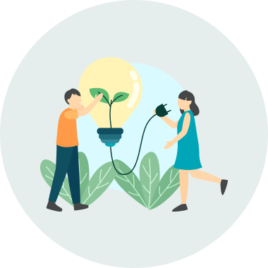 環境・サステナビリティへの貢献を示すイメージ